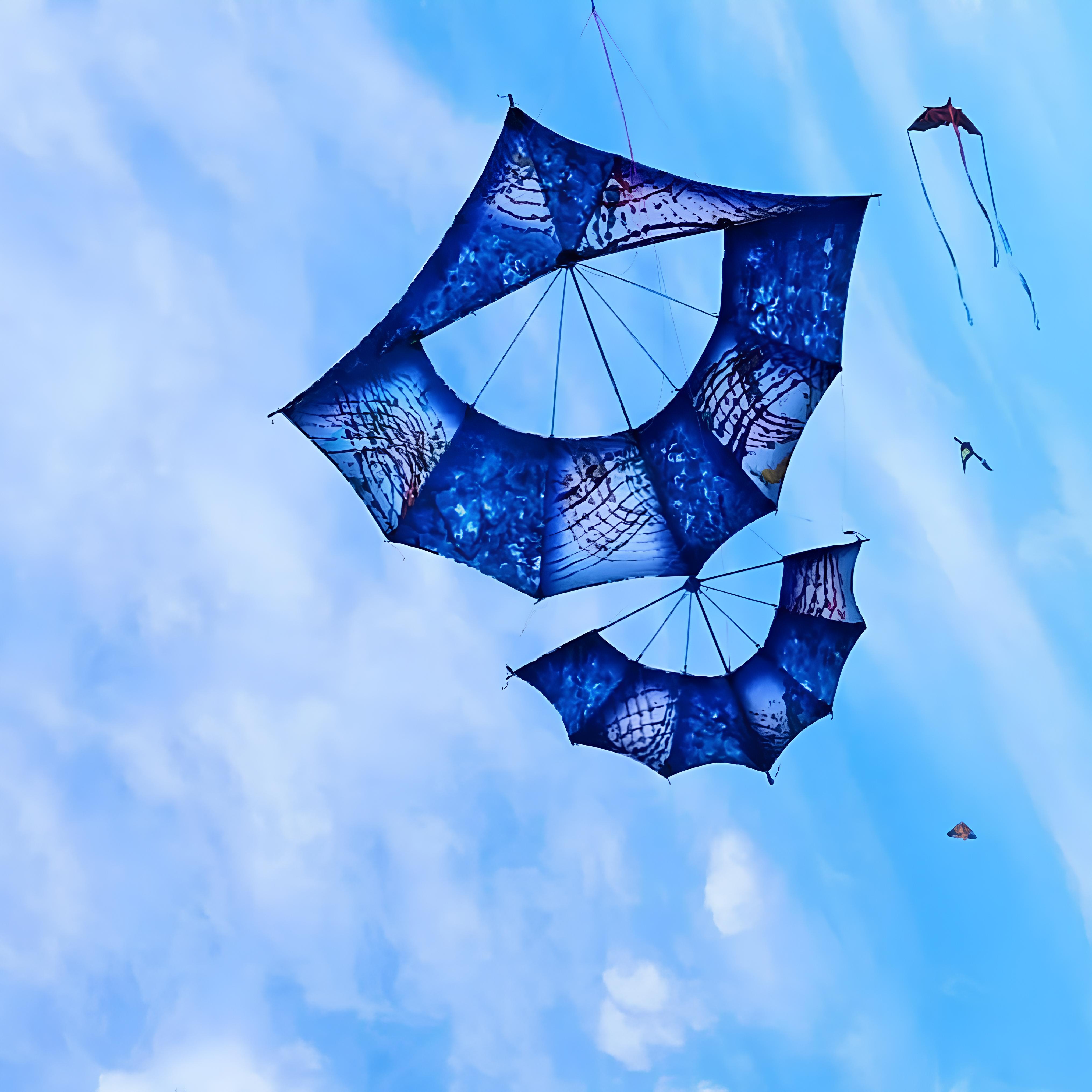 Détail de jonction TPU du cerf-volant Smile Thermik